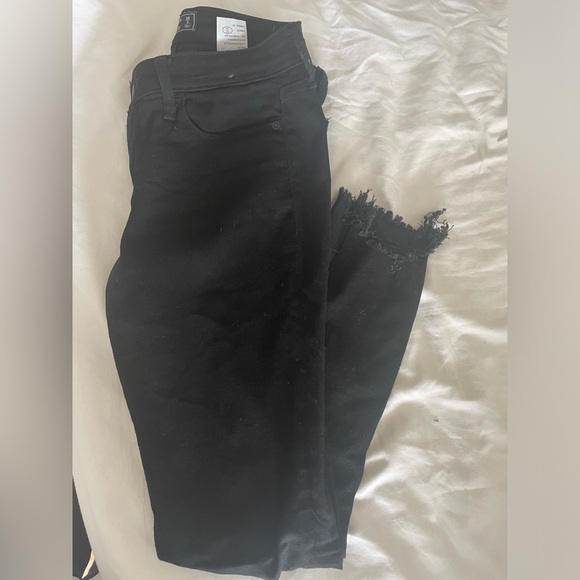 Abercrombie Harper Low Rise Ankle Jeans - 26s Black - Picture 3 of 3
